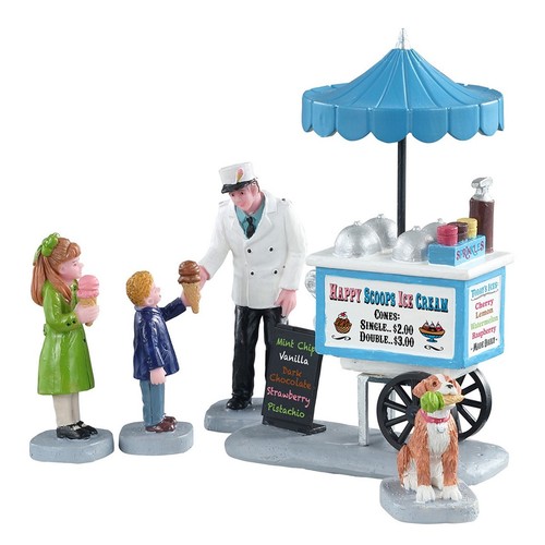 Lemax happy scoops chariot - lemax,