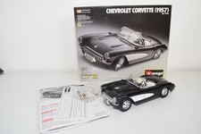 B98 1:18 BBURAGO KIT BURAGO 7024 CHEVROLET CORVETTE 1957 NOIRE EXIB