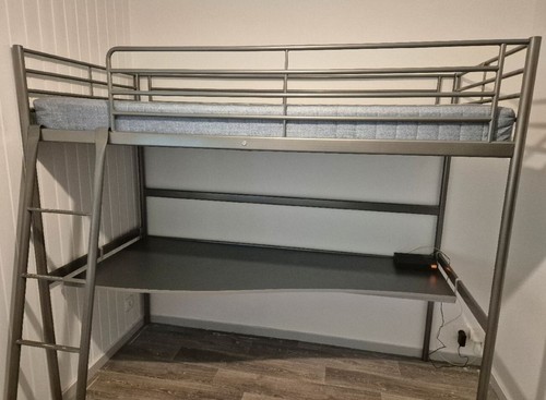Lit mezzanine avec - mezzanine, bureau