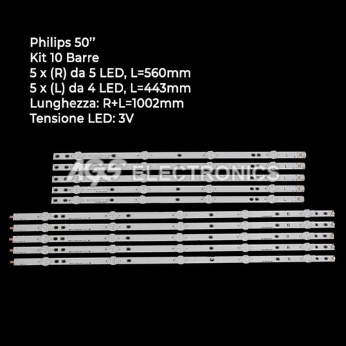 Kit philips led strip 10 - kit,