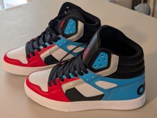 OSIRIS Skateboard Shoes CLONE Men's Size 9 BLACK/RED/WHITE/BLUE