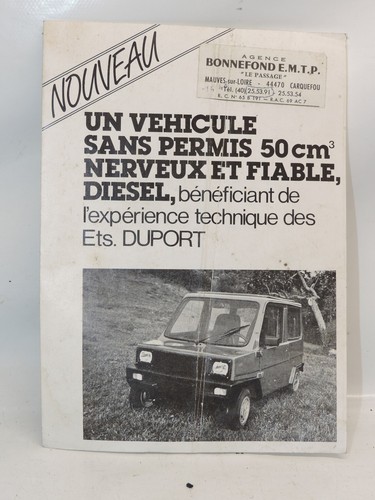 Duport 311 dépliant - duport,