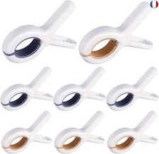 Pinces à Linge pour Chaises Longues de Plage, 8 Pièces Pinces à Serviette de Pl