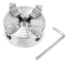 Z011A Mandrin à 4 Mâchoires en Alliage de Zinc Mandrin Tour A Bois M12 Mandri...