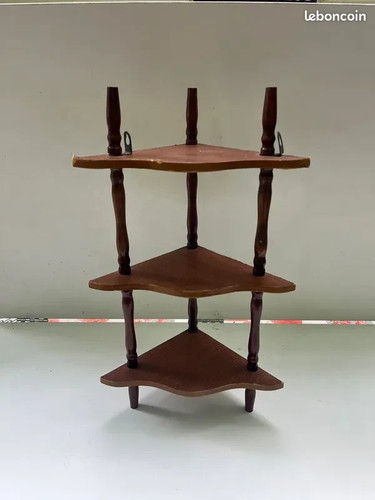 étagère bois vintage - en,