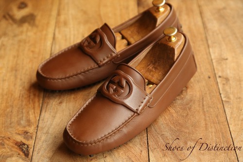 Mocassins gucci cuir marron - gucci,