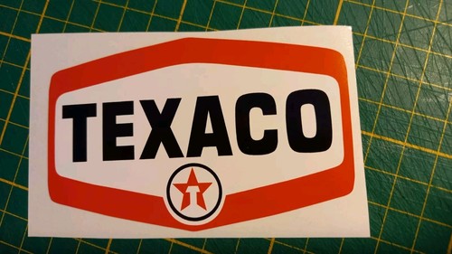 Sticker autocollant texaco - sticker,