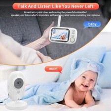 Moniteur vidéo sans fil pour bébé, caméra de sécurité, vision nocturne