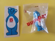 BUTAGAZ bear lot figurine with suction cup 5 cm high and sticker 8 x 3.7 cm
