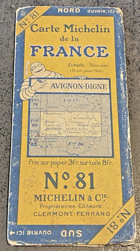 Carte michelin 81 bibendum - carte,