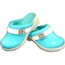 Sabot GEFFEN Bleu enfant fille