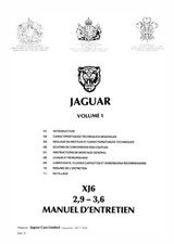 manuel atelier technique rta entretien réparation jaguar xj6 - xj40 en français