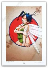 Affiche Régis Loisel Solliès-Ville Clochette 2018 200ex signée 48x68 cm