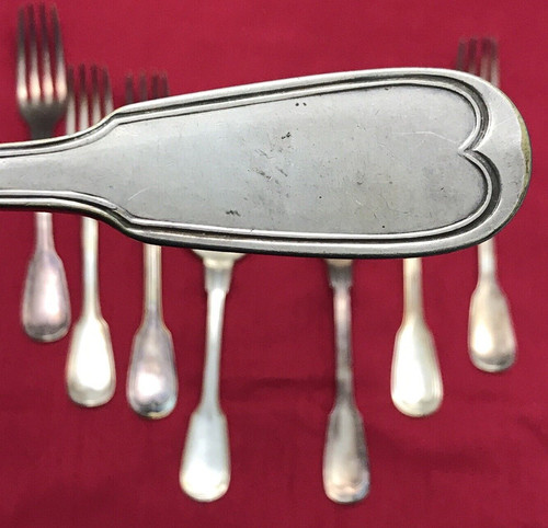 Christofle chinon forks - 8,