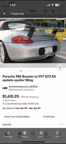Porsche gt3 rear wing brand - porsche,
