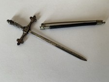 Ancienne rare broche épée