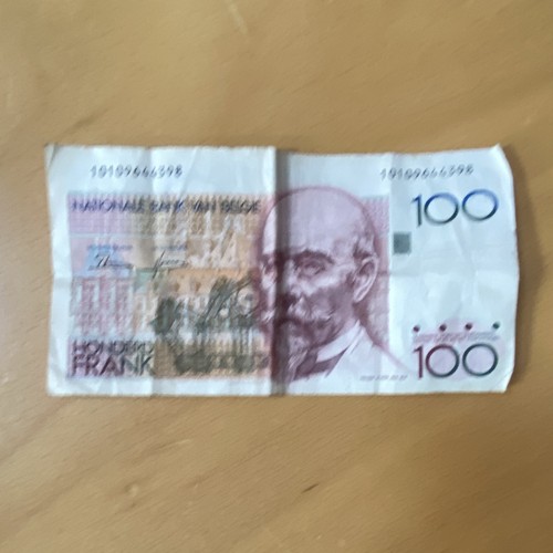 Billet belge 100 francs - belge,