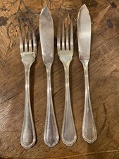 Christofle Spatour Couteaux Poisson Fourchette Argenterie