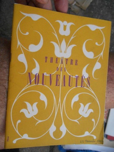 Programme ancien theatre - ancien,