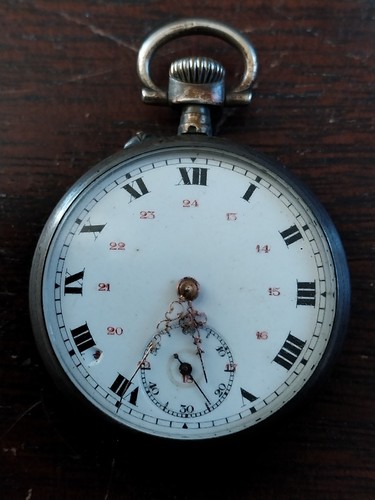 Montre gousset argent - a,