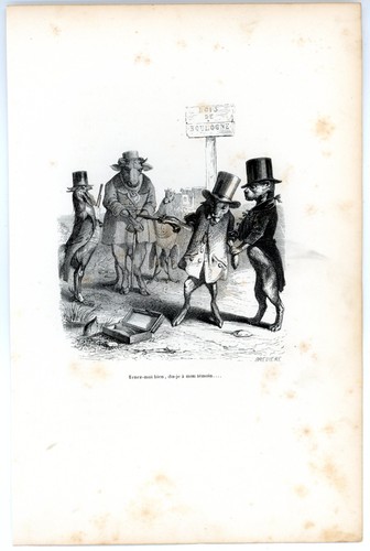 Animaux savants granville 1842 - savants,