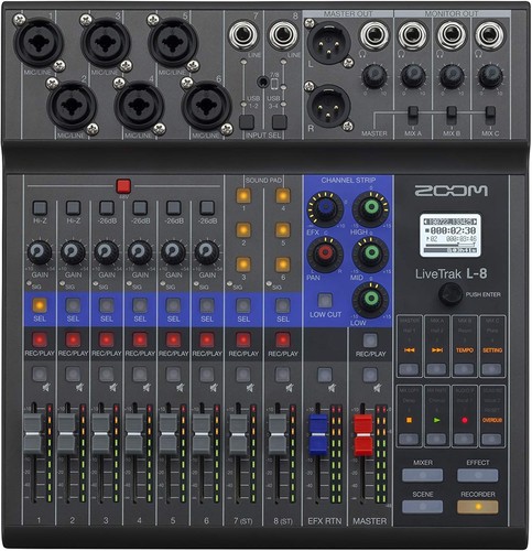 Zoom livetrak 8 - livetrak, l-8