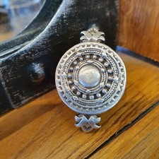 Bague Tribu Rigaux Etain Argent Vieilli Neuf