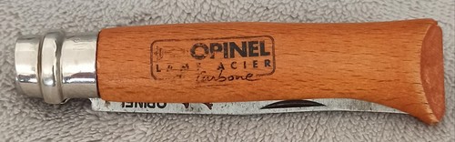 Couteau opinel carbone - couteau, n°8