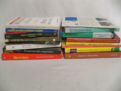 Lot livres en espagnol - de,