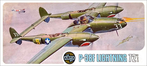 Airfix 38f lightning - lightning, 1:72