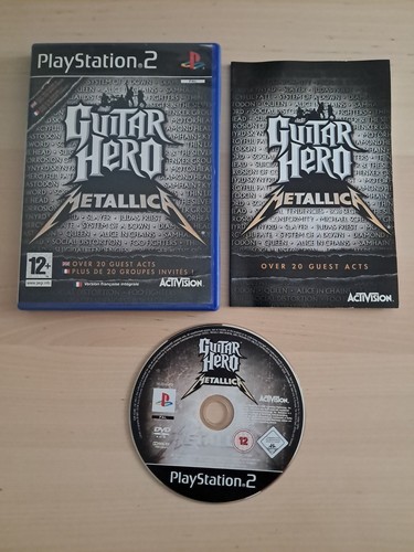 Jeu ps2 guitar hero metallica - guitar,