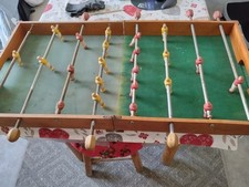 RARE ANCIEN BABY FOOT EN BOIS