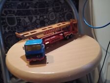 semi remorque saviem porte voiture  majorette 1/50 (3)