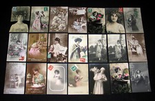 FEMME COURRIER MÉLANCOLIE