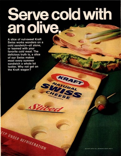 Kraft magazine swiss cheese - magazine,