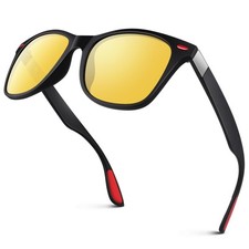 Lunettes Conduite de Nuit Polarisées Homme Femme Anti-éblouissement Mode Vint...