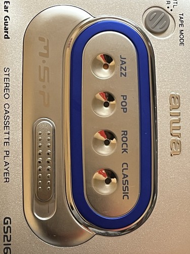 Aiwa portable cassette player - portable,