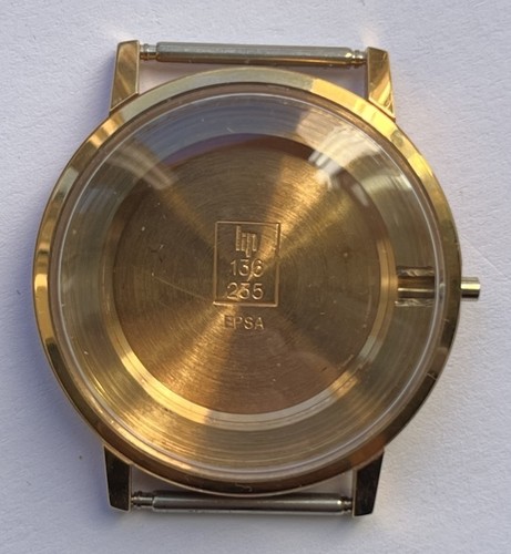 Boitier epsa montre plaque - plaque, or