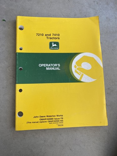 John deere operators manual - john,