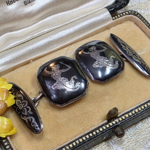 Boutons manchette vintage - manchette,