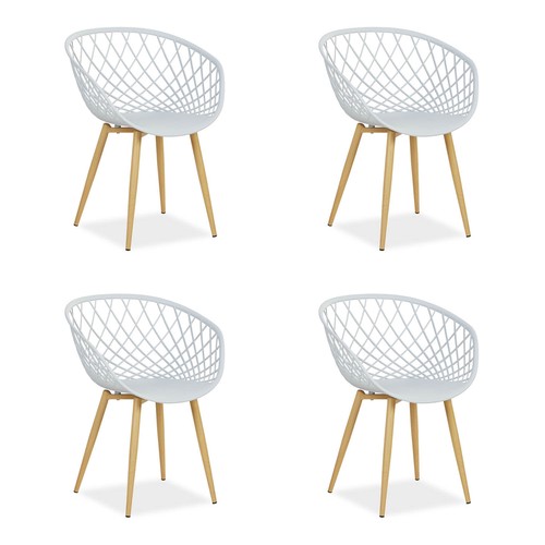 Lot chaises jardin plastique - jardin,