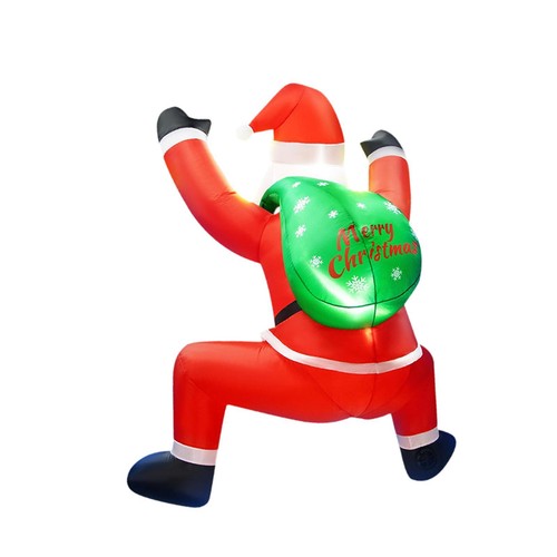 Père noël gonflable - père,