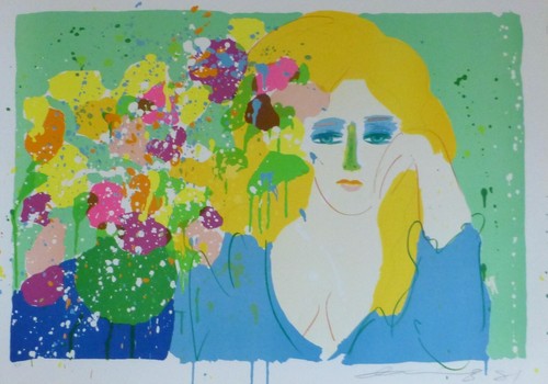 Walasse ting 丁雄泉 femme - walasse,