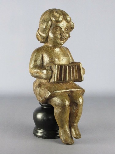 Sculpture vintage bois - sculpture,