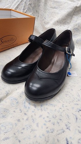 Senovilla flamenco shoes black - flamenco,