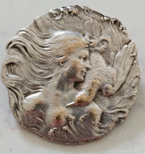 Médaillon broche bijoux art - broche,