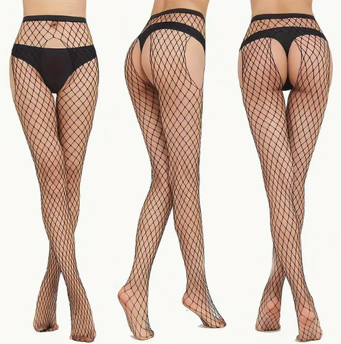 Collants résille femme - résille, noir