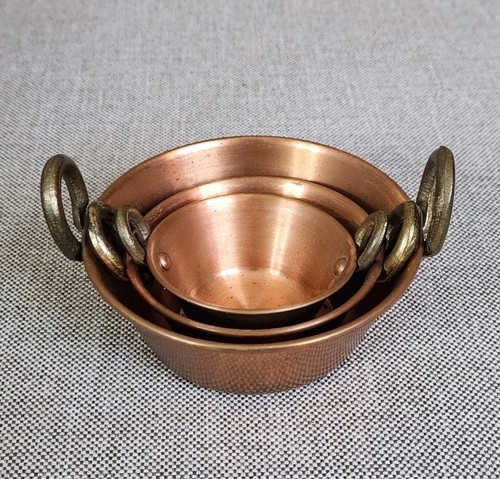 Ancienne dînette cuivre - dînette,