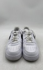 Nike Mens Air Force 1 CT2302-100 White Black Lace Up Sneaker Shoes Size 12.5