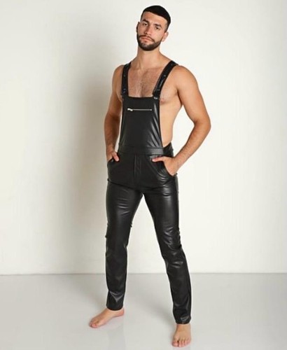Salopette homme neuve cuir - neuve,
